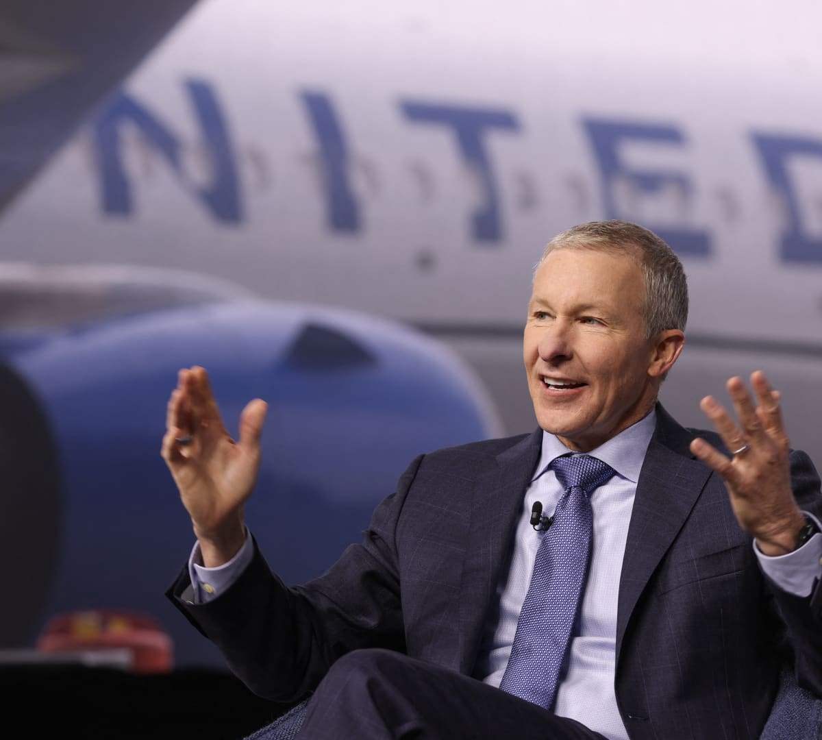 After 10 years at United, CEO Scott Kirby is thinking big about the future of his airline from JFK to AI