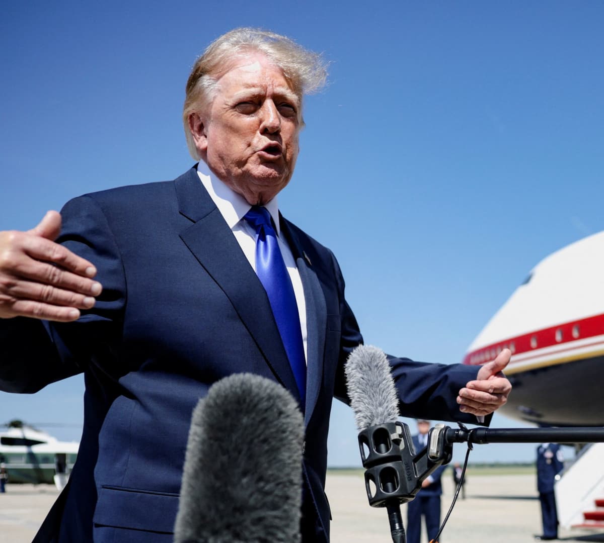 Trump says oil and gas prices won't fall until 'right after' midterm election